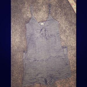 Striped summer pajama set